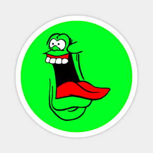 Ghostbustes Slimer Face! Magnet